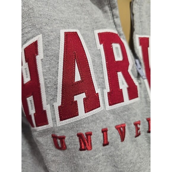 Champion Eco Fleece Harvard Gray Small Sweatshirt College Licensed Pockets Ivy - Picture 2 of 7